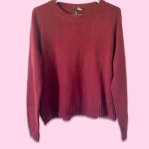 Divded by H&M burgundy sweater/pullover